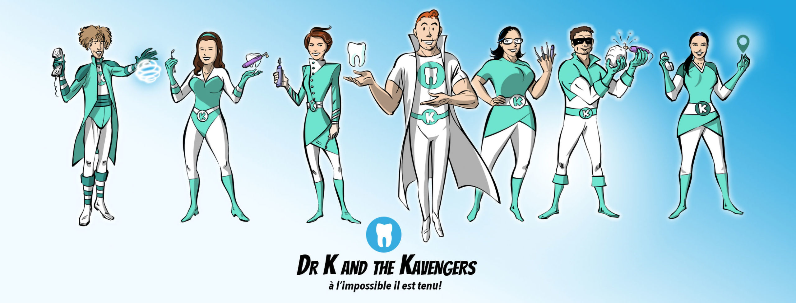 Dr-K_Kavengers_FB-FullTeam-11-20_bon_dentiste Lausanne Renens deconfinement
