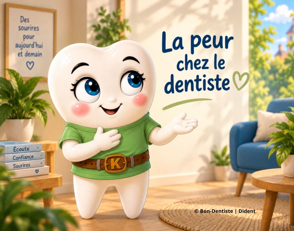 Dident explique la peur chez le dentiste et l'importance de l'écoute et de la confiance.
